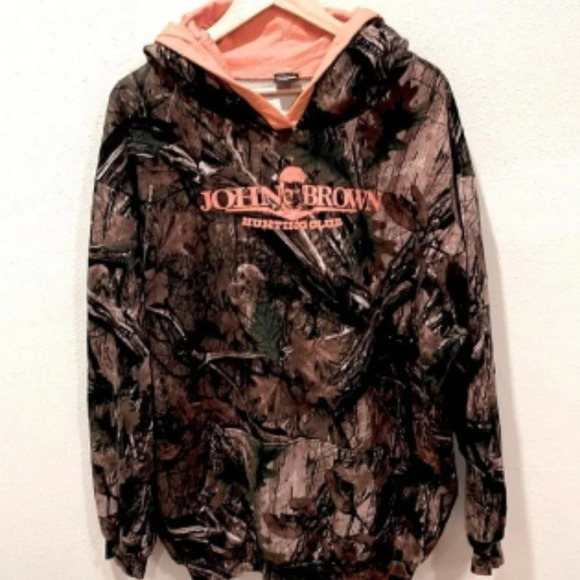 IDEOLOGIE JOHN BROWN HUNTING CLUB MEN'S HOODIE Large - Picture 2 of 6